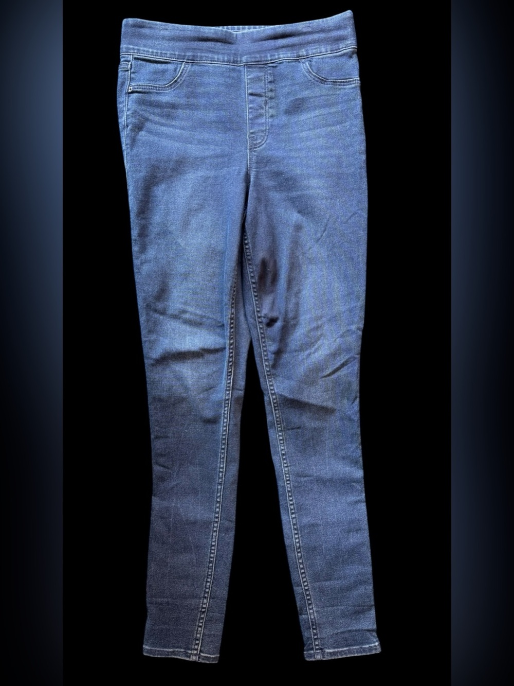Old Navy Rockstar Jeggings Womens 10 Tall High Rise Super Skinny Dark Wash